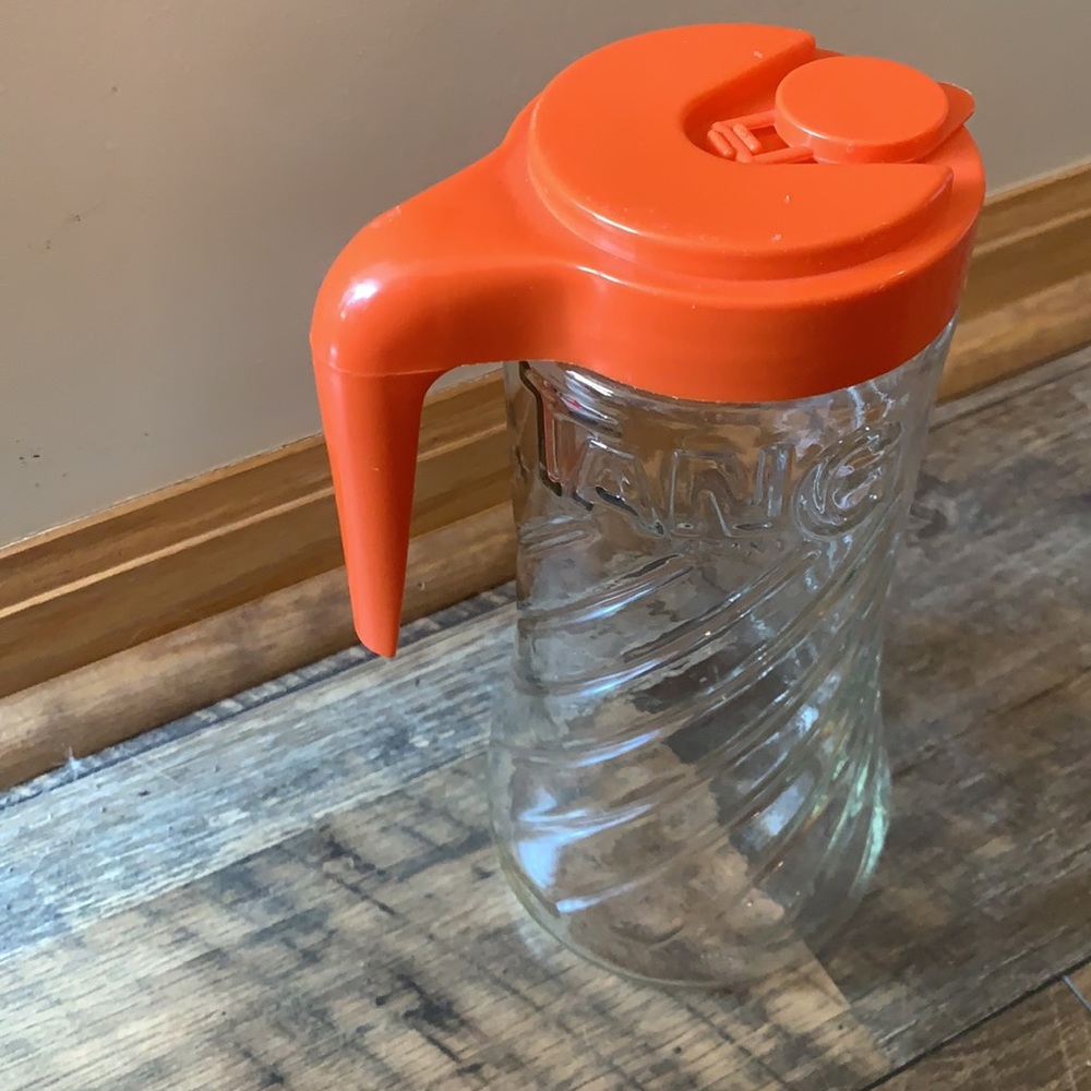 Tang - vintage “premium” pitcher, orange/glass - Picture 4 of 6